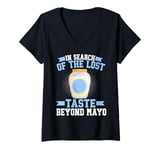 Womens In Search of the Lost Taste Beyond Mayo Hater V-Neck T-Shirt