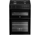 BEKO FDG6201K 60 cm Gas Cooker - Black, White