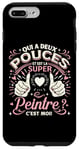 Coque pour iPhone 7 Plus/8 Plus Une Super Peintre Idée Cadeau Pour Artiste Peintre Femme