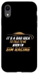 Coque pour iPhone XR Simulateur de course Sim Racing Cockpit Siège Sim Racer