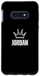 Galaxy S10e King Jordan Crown - Custom First Name Birthday #1 Winner Case
