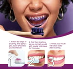 2PCS Purple Teeth Mousse Teeth Whitening V34 Toothpaste Foam Stain Removal SG5