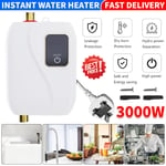 Mini Instant Electric Tankless Hot Water Heater Kitchen Bathroom Sink Tap Under