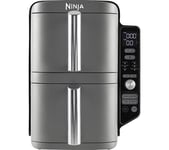 NINJA Double Stack SL400UK Air Fryer - Grey, Silver/Grey