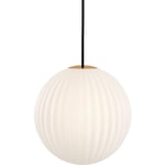 Nordic Tales Bright Modeco pendellampe, svart ledning, Ø30 cm