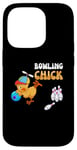 Coque pour iPhone 14 Pro Bowling a Chick Sports Athlète Cute Ladies Bowler