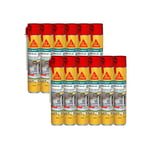 Lot de 12 mousses expansives tout en un manuelles Sika Sika Boom 128 - 750ml