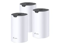 TP-Link Deco S7 (3-pack), Valkoinen, Musta, Sisäinen, Verkkojärjestelmä, Ympärisäteilevä, FCC: <30 dBm (2.4 GHz), <30 dBm (5 GHz) CE: <20 dBm (2.4 GH