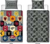 Game of Thrones Iconic Single Duvet Quilt Cover & Pillowcase Set Fans Bedding