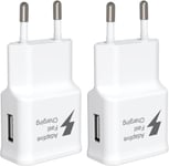 Samsung15w Chargeur Rapide Pr Usb [2-Pack] Pour Samsung Galaxy S22, S21, S20, S10, S10e, S9, S8, S7, S6, Edge/Plus/Active/A13/A14/A53 5g/Note 5/8/9/10/20 Et Autres Appareils De Charge Rapide[L223]