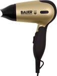 Bauer Professional 38850 Travel Hair Dryer Set/Compact 1200W Travel Hair Dryer 