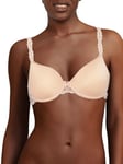 Chantelle Champs Elysees CO SG Coque Enveloppant Memory Soutien-Gorge Invisible, Dune, 85F Femme