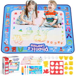 Tapis Dessin Eau, Jouet Enfant 1 2 3 4 Ans Jouet Bebe 1 2 3 4 Ans Cadeau Enfant 1 2 3 4 Ans Jeux Enfants 2 Ans Jouet Fille 1 2 3 4 Ans Cadeau Fille 1 2 3 4 Ans Jeux Educatif Enfant 1-4 Ans (100X80 CM)