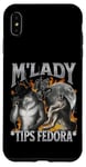 Coque pour iPhone XS Max M'Lady Tips Fedora Funny Cringe Werewolf Meme Bootleg