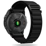 Universal Garmin 26mm QuickFit Tech-Protect Nylon Pro Rem - Svart