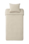 Ellos Home Housse de Couette Ciel - Oeko Tex® Standard 100 Certifié Bio Coton - Blanc Crème, 150 x 210 cm / 50x60