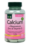 Holland & Barrett - Calcium + Magnesium,  Zinc & Vitamin D - 120 tabs