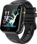 Montre Intelligente Enfants 24 Jeux - Musique Mp3 Montre Enfants Fille Garçon, 2 Caméra, Alarme, Podomètre, Vidéo, Calculatrice, Enfant Jouets Éducatifs Smart Watches 3-12ys