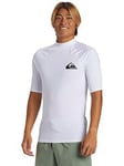 Quiksilver Mens Everyday Short Sleeve UPF 50 Surf T-Shirt - White, White, Size Xl, Men