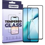 FoneKit Full Cover -panssarilasi, OnePlus Nord CE4 Lite, musta