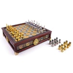 The Noble Collection Harry Potter Quidditch Chess Set Silver & Gold Plated - Har