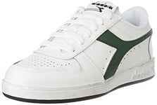 Diadora Mixte Magic Basket Low Icona Chaussure de Gymnastique, Blanc Feuillage, 42.5 EU