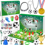 Football Advent Calendar Boy Girls 2024 24 Football Gifts with Football Medal Wh