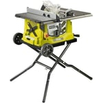 RYOBI - Scie sur table 1 800 W - table alu + pietement retractable, lame 254m...