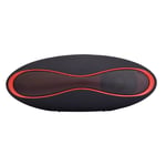 Mini Rugby Modele Haut-Parleur Bluetooth sans Fil Novel Sound Haut-Parleur Lecteur de Musique Colonne Systeme Acoustique Barre de Son YYK Vitog, Noir