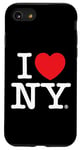 Coque pour iPhone SE (2020) / 7 / 8 Logo classique « I Love NY »