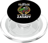 Farmers My Tractor My Rules Mój Traktor Mon Zasady Tractor PopSockets PopGrip pour MagSafe