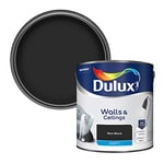 Dulux Walls & Ceilings Matt Emulsion Paint - Rich Black - 2.5L