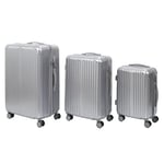 JET LAG - VO1363 - Valise New York Gris X3 40l 65l 100l Loisir Voyage Bagagerie Valise