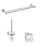 hansgrohe Logis Universal Accessoires de bain 3 en 1, chromé, 41727000