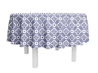 Nydel Nappe Porcelaine Bleu (Ronde 160 cm)