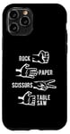 iPhone 11 Pro Rock Paper Scissors Table Saw Game Gamers Paper Gaming Case