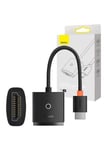 Baseus Lite Series HDMI to VGA adapter with audio (black)