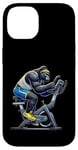 iPhone 14 Gorilla on Exercise Bike Gym Fitness Workout Training Case