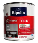 Peinture Fer RIPOLIN "Gris Métallisé" 2L