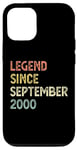 Coque pour iPhone 14 24 Ans Hommes Femmes Légende Depuis Septembre 2000