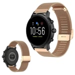 Fossil Hybrid Smartwatch HR stainless steel watch band - Rose Gold