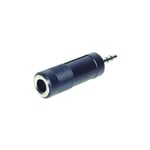 Tru Components - Adaptateur jack Jack mâle 3.5 mm - Jack femelle 6.35 mm stéréo Nombre de pôles:3 1 pc(s) S306531