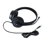 Casque filaire universel à suppression de bruit, casque USB avec microphone pour PC, ordinateur portable, ordinateur, 3.5mm ""Nipseyteko