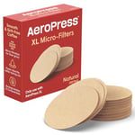 AeroPress XL Natural Paper Microfilters, AeroPress Coffee Filters, Unbleached Round Paper Filters for Coffee Makers, Must-Have Coffee Accessories, XL, 1 Pack, 200 Count