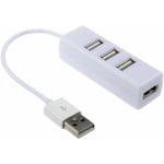 Usb Hub usb 2.0 4 en 1 multiport Hub de Charge Connexion Carte Adaptateur Lecteur Hub usb 1pc Blanc Fei Yu