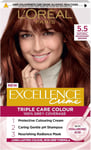 L'Oréal Paris Excellence Crème Permanent Hair Dye, Radiant At-Home Hair Colour 8