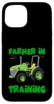 Coque pour iPhone 15 Tracteur amusant pour enfants - Amateur de tracteur d'entraînement