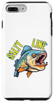 Coque pour iPhone 7 Plus/8 Plus Salty Line Blue Ocean Bateau pêche voyage équipage vacances attaque