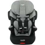 NANIA Siège auto isofix MAX I FIX, Groupe 1/2/3, de 3 à 10 ans, 9-36 kg, 76-140 cm R129  – Têtière réglable - Base inclinable  - Gri