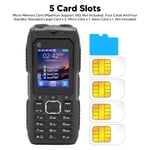 Black 2G Seniors Cell Phone Big Button 2.4 Inch Screen 10000mAh Battery Phon New